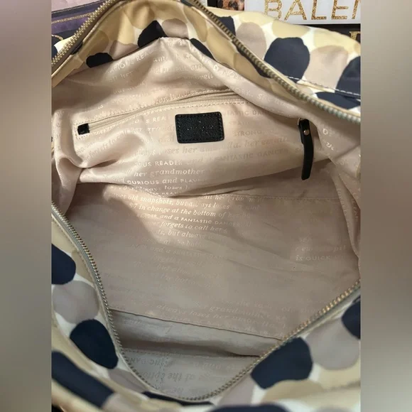 Kate Spade Black and Cream Polka Dot Shoulder Bag - Picture 12 of 12